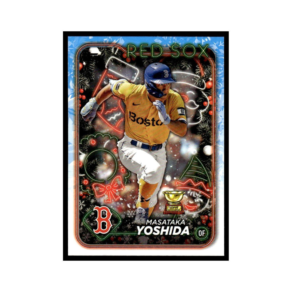 Masataka Yoshida 2024 Topps Holiday #H5 Boston Red Sox Baseball Card NM