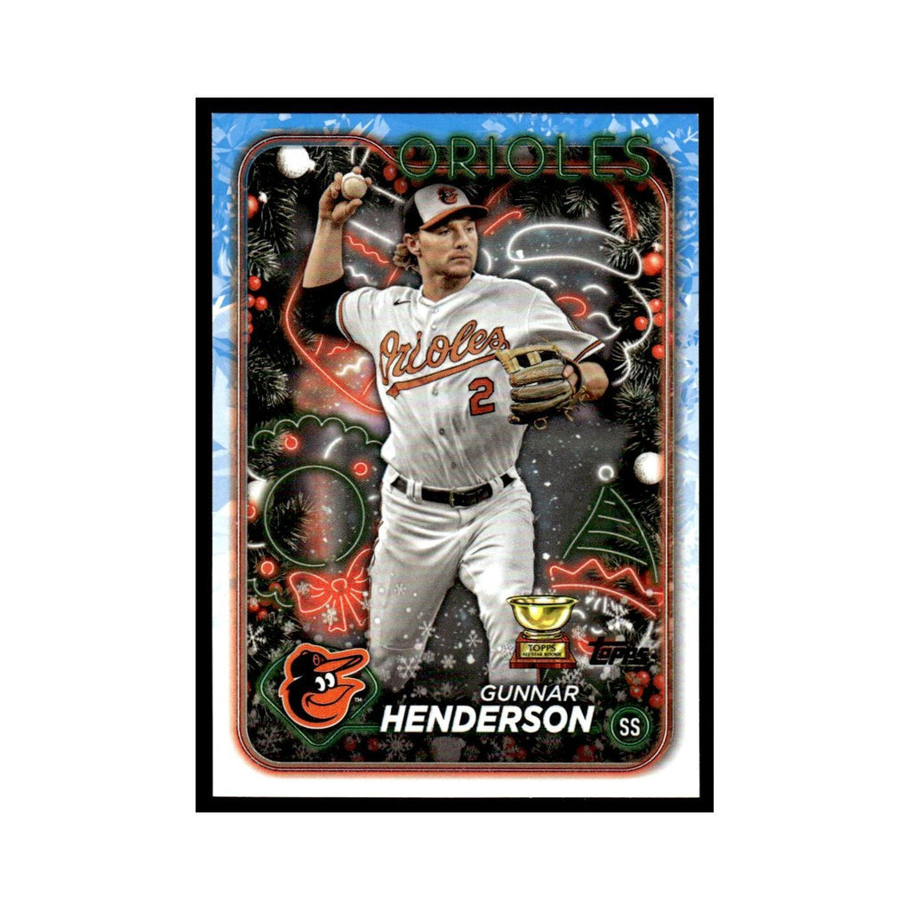 Gunnar Henderson 2024 Topps Holiday #H150 Baltimore Orioles Baseball Card NM