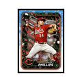 Connor Phillips Rookie 2024 Topps Holiday #H198 Cincinnati Reds Baseball Card NM
