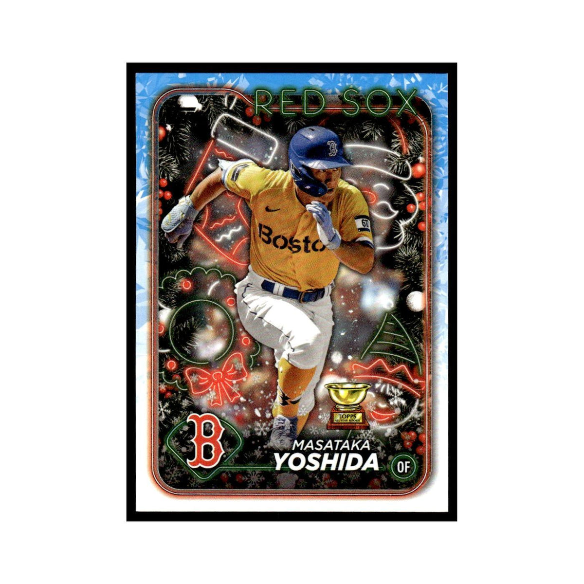 Masataka Yoshida 2024 Topps Holiday #H5 Boston Red Sox Baseball Card NM