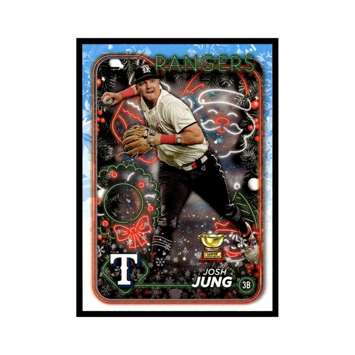 Josh Jung 2024 Topps Holiday #H73 Texas Rangers Baseball Card NM