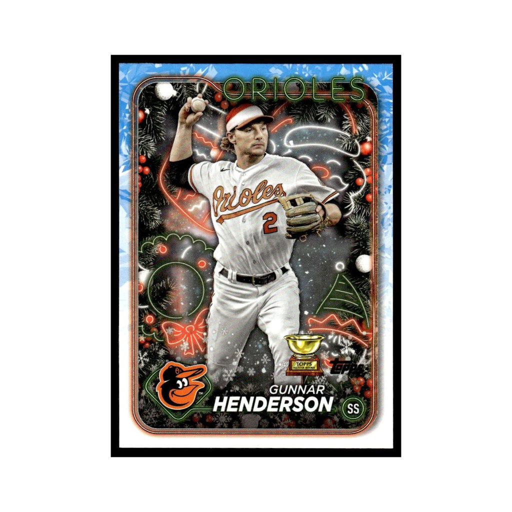 Gunnar Henderson 2024 Topps Holiday #H150 Baltimore Orioles Baseball Card NM