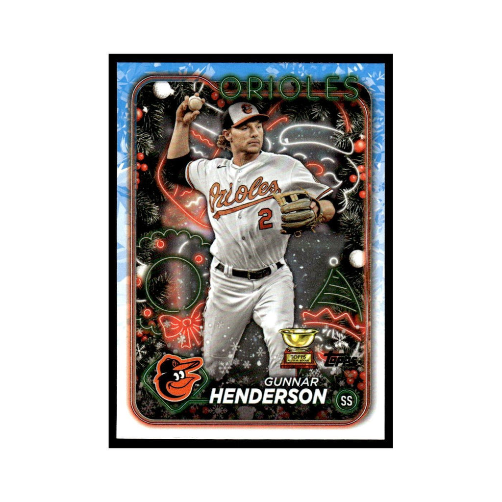 Gunnar Henderson 2024 Topps Holiday #H150 Baltimore Orioles Baseball Card NM