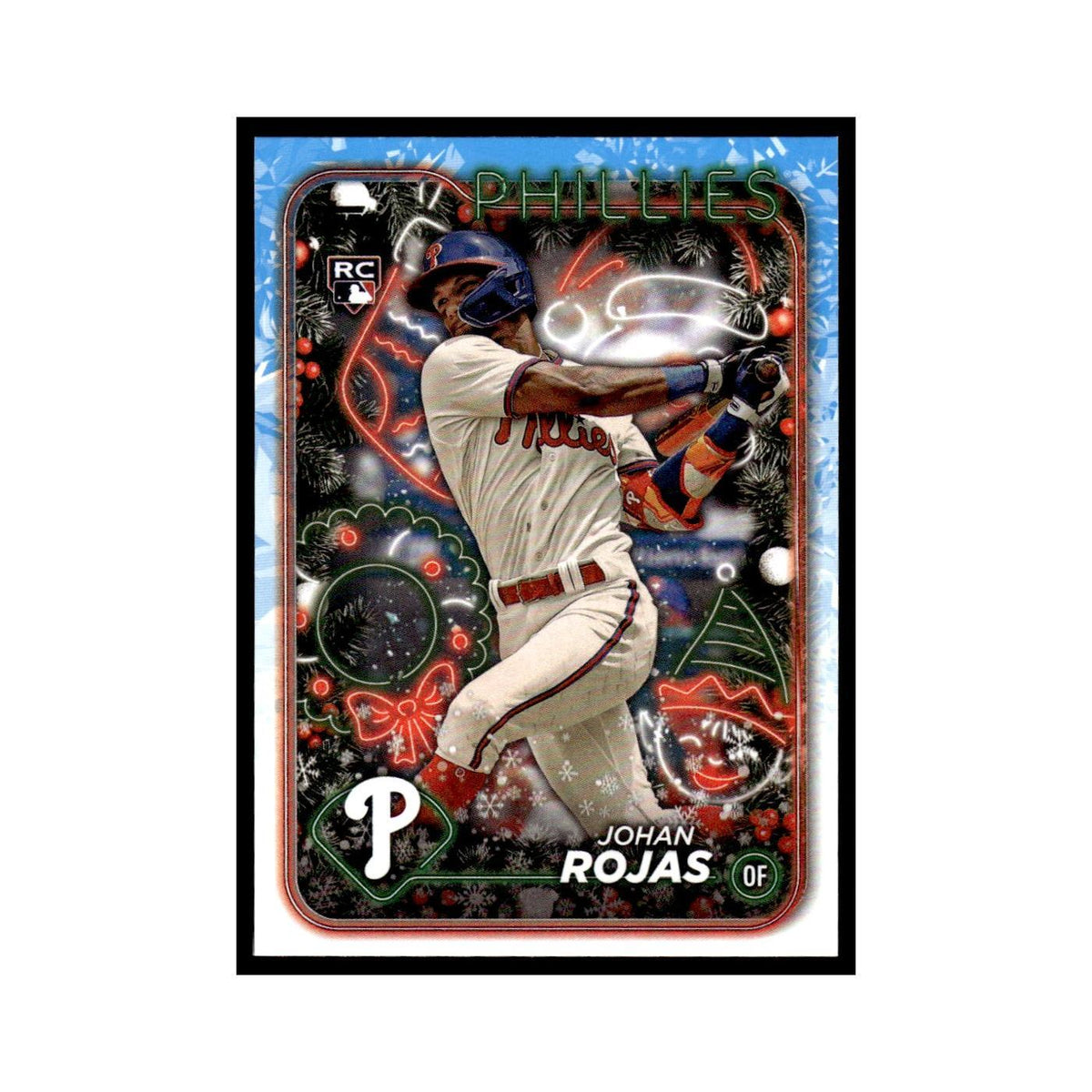 Johan Rojas Rookie 2024 Topps Holiday #H180 Philadelphia Phillies NM