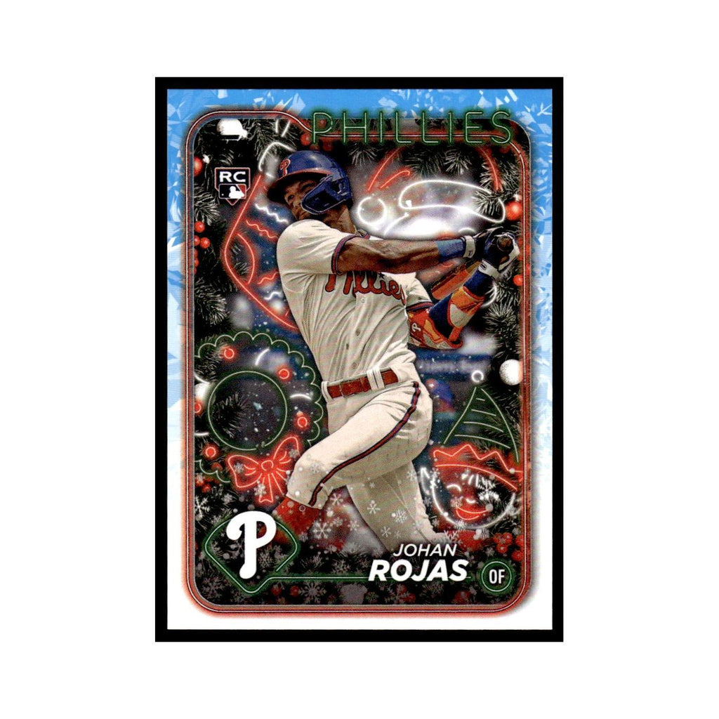 Johan Rojas Rookie 2024 Topps Holiday #H180 Philadelphia Phillies NM