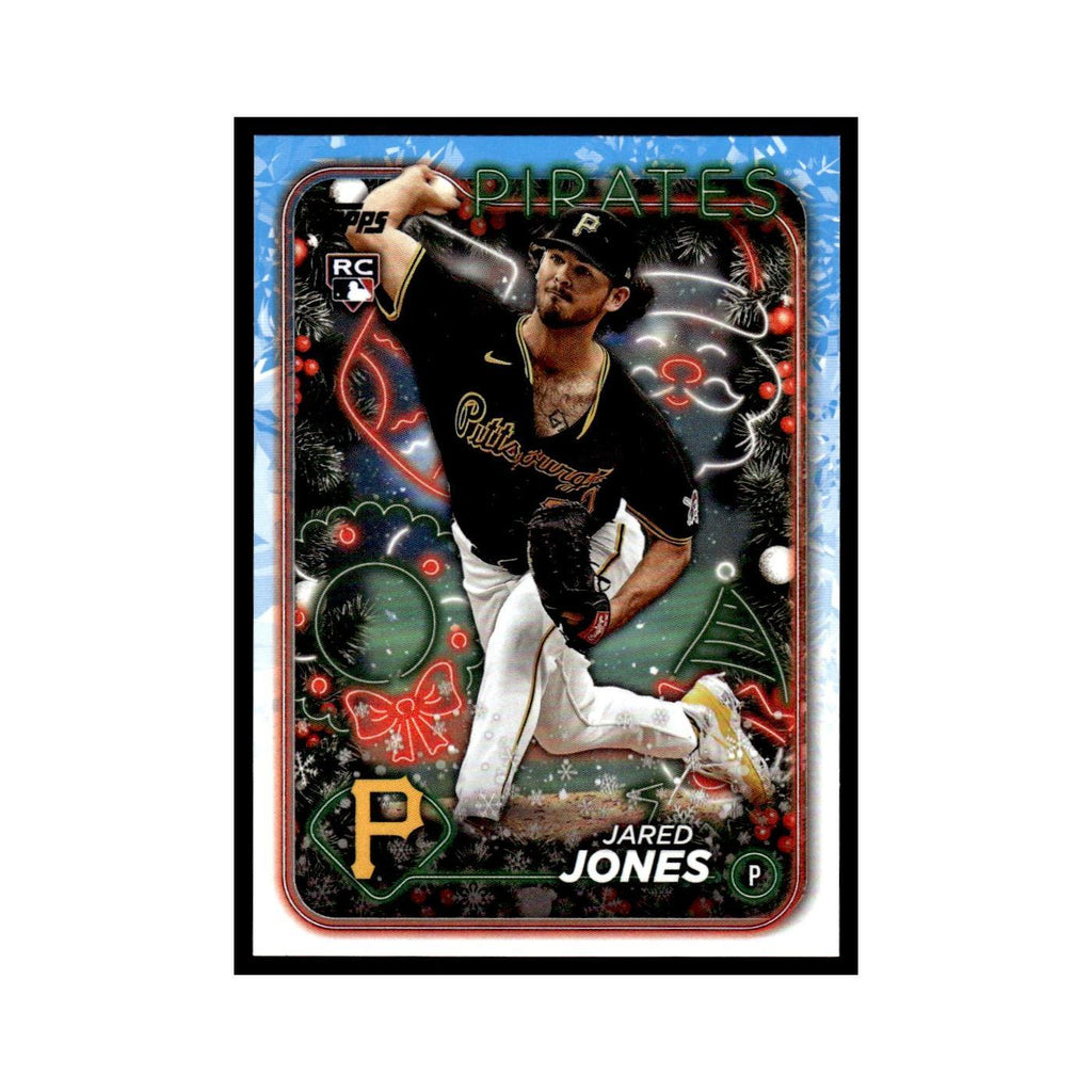Jared Jones Rookie 2024 Topps Holiday #H147 Pittsburgh Pirates Baseball Card NM