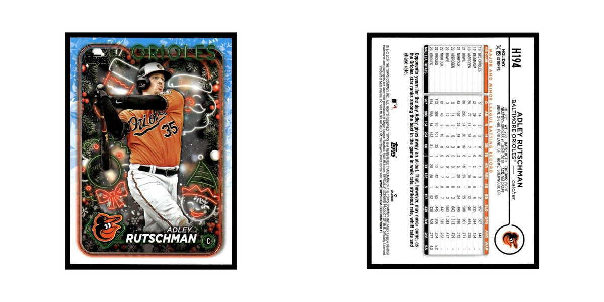 Adley Rutschman 2024 Topps Holiday #H194 Baltimore Orioles Baseball Card NM