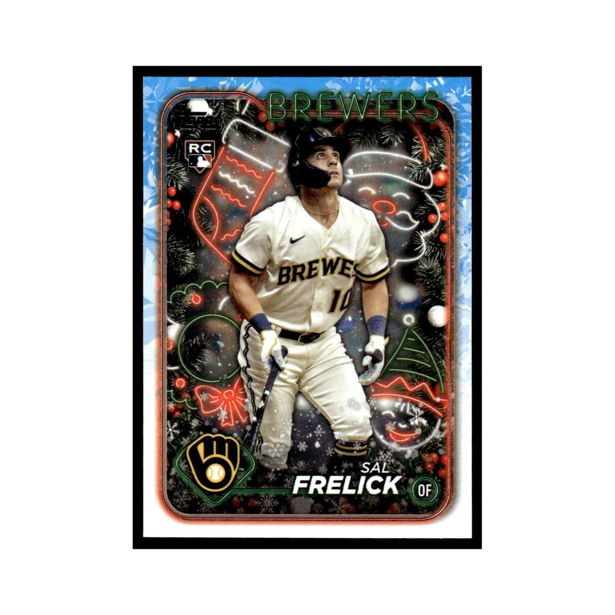 Sal Frelick Rookie 2024 Topps Holiday #H35 Milwaukee Brewers Baseball Card NM