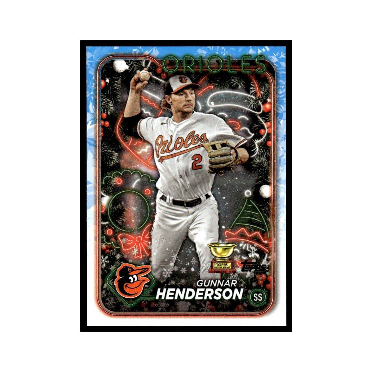Gunnar Henderson 2024 Topps Holiday #H150 Baltimore Orioles Baseball Card NM