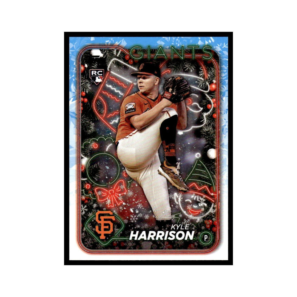 Kyle Harrison Rookie 2024 Topps Holiday #H175 San Francisco Giants NM