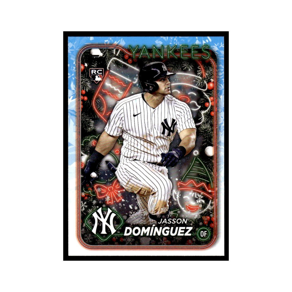 Jasson Domínguez Rookie 2024 Topps Holiday #H75 New York Yankees NM
