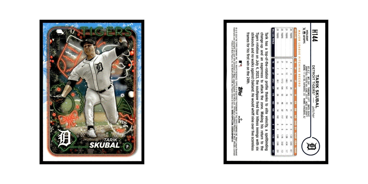 Tarik Skubal 2024 Topps Holiday #H144 Detroit Tigers Baseball Card NM