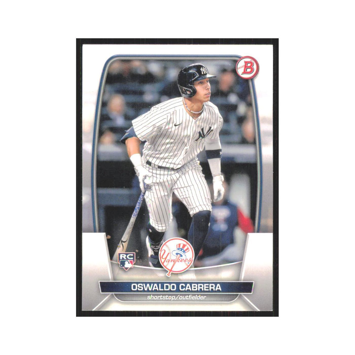 Oswaldo Cabrera Rookie 2023 Bowman #32 New York Yankees Baseball Card NM