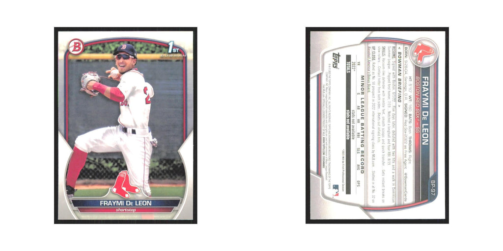 Fraymi De Leon 2023 Bowman Prospects #BP-97 Boston Red Sox Baseball Card NM
