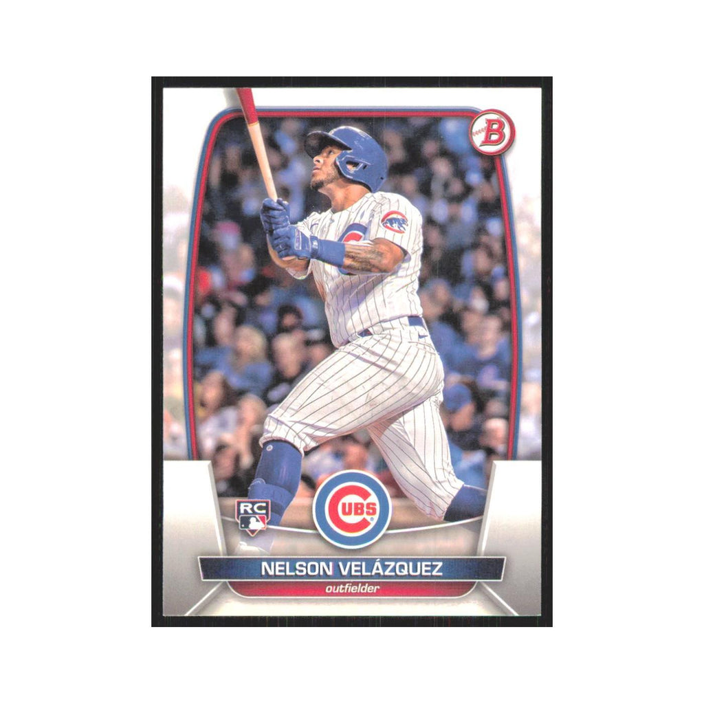 Nelson Velazquez Rookie 2023 Bowman #12 Chicago Cubs Baseball Card NM