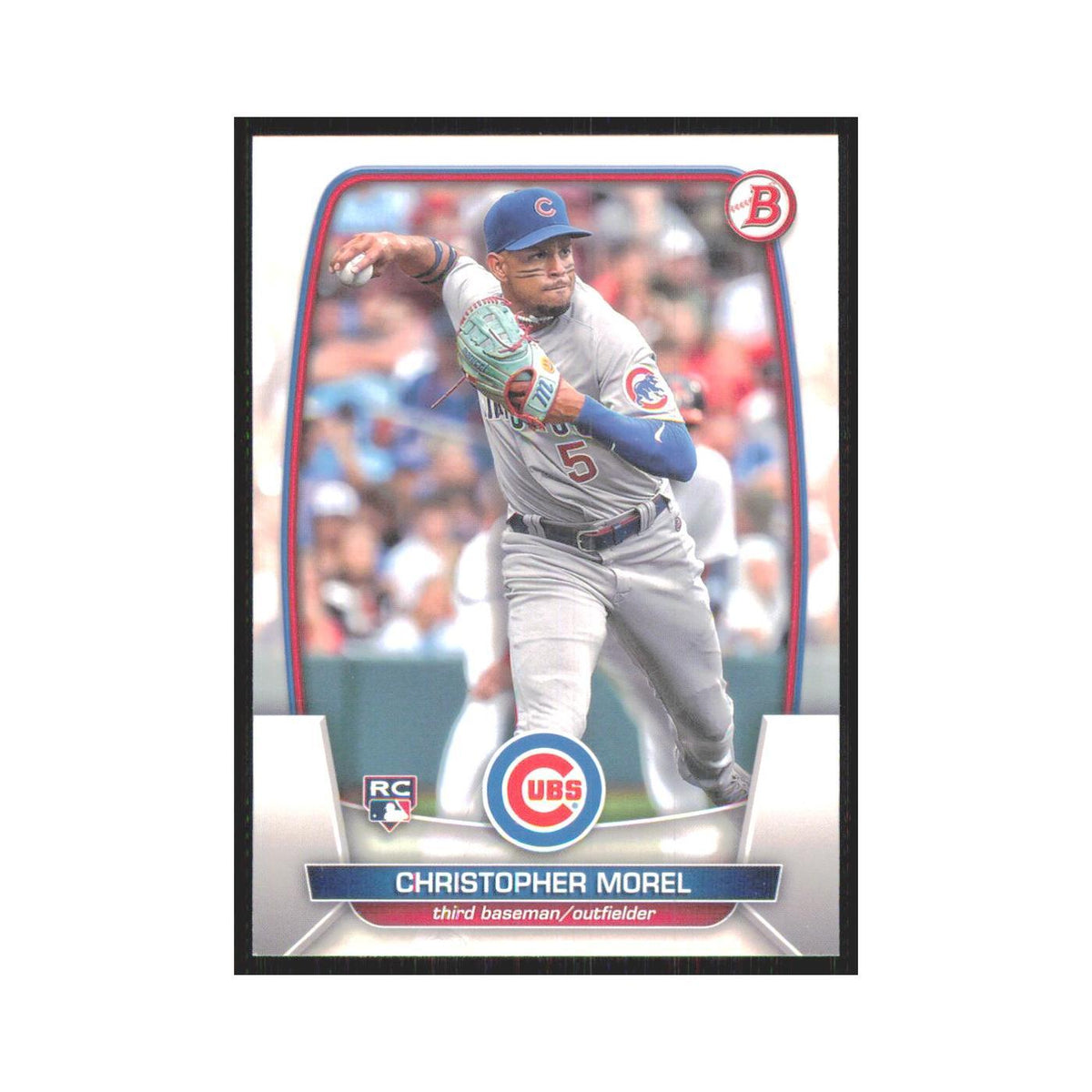 Christopher Morel Rookie 2023 Bowman #34 Chicago Cubs Baseball Card NM