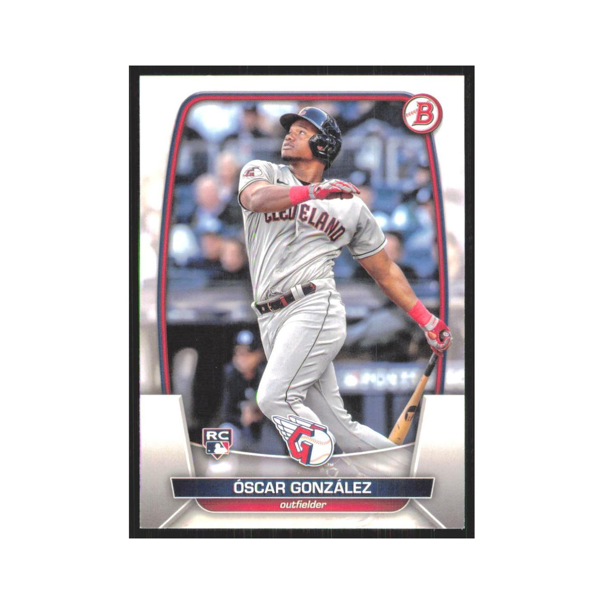Oscar Gonzalez Rookie 2023 Bowman #62 Cleveland Guardians Baseball Card NM