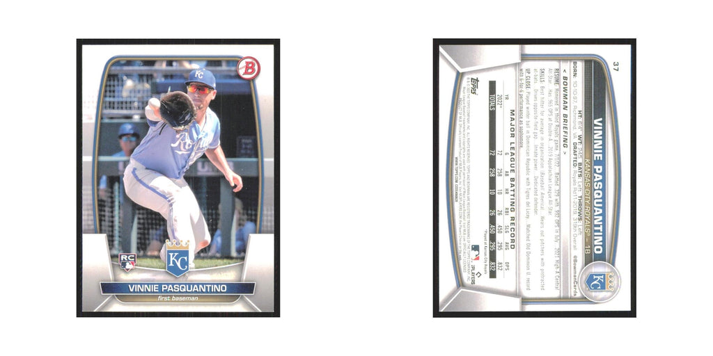 Vinnie Pasquantino Rookie 2023 Bowman #37 Kansas City Royals Baseball Card NM