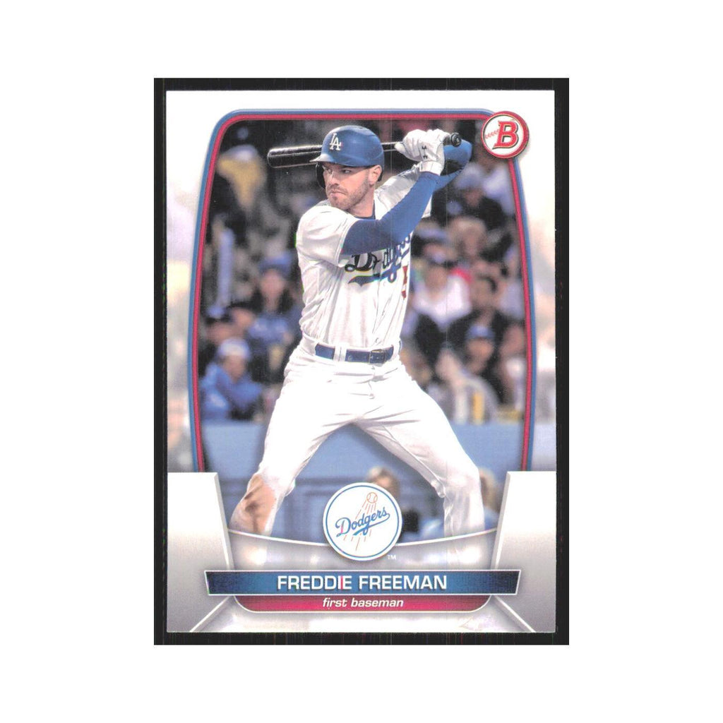 Freddie Freeman 2023 Bowman #82 Los Angeles Dodgers Baseball Card NM