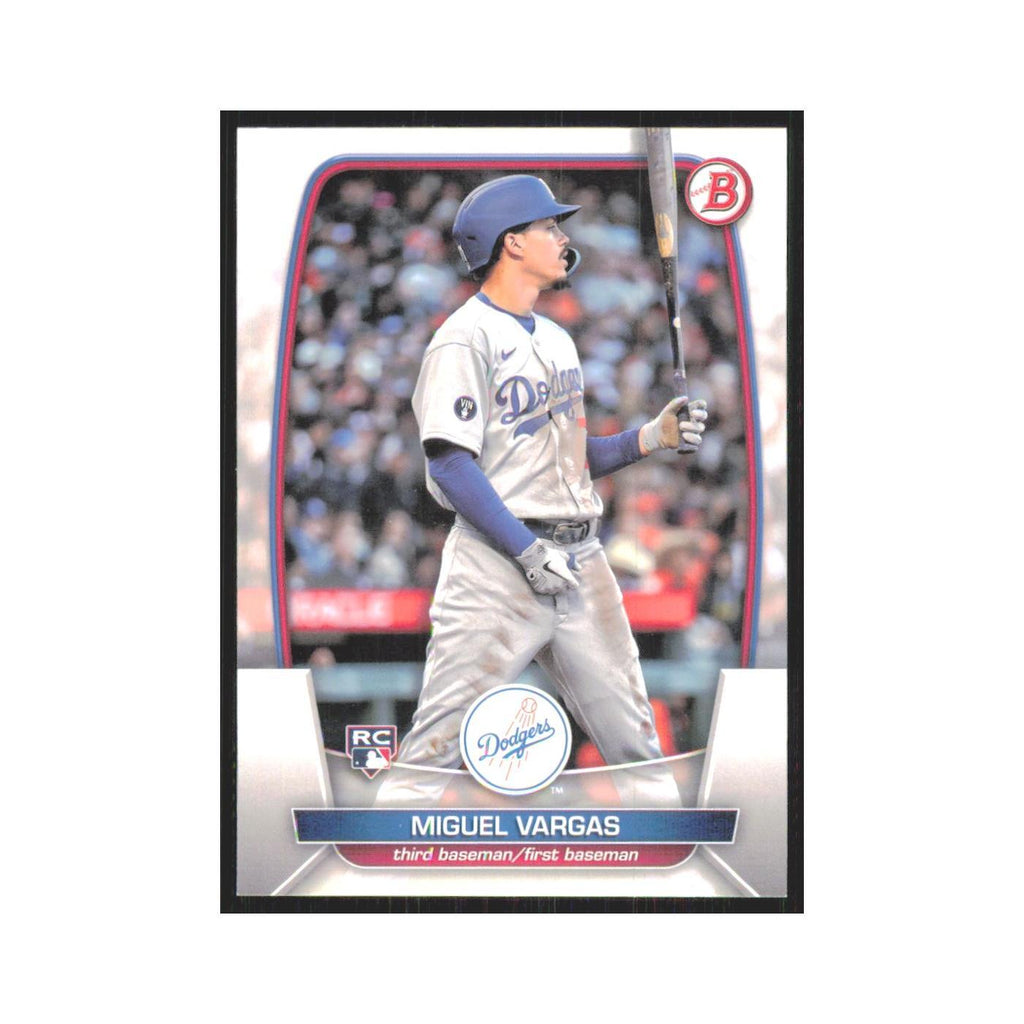 Miguel Vargas Rookie 2023 Bowman #88 Los Angeles Dodgers Baseball Card NM