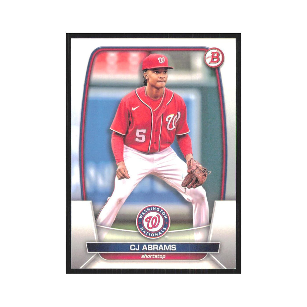 CJ Abrams 2023 Bowman #98 Washington Nationals Baseball Card NM