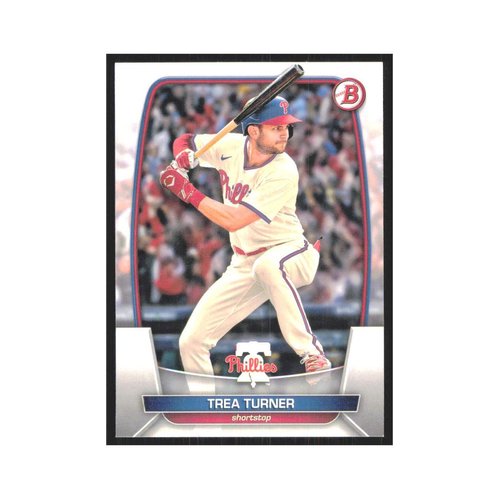 Trea Turner 2023 Bowman #10 Philadelphia Phillies Baseball Card NM