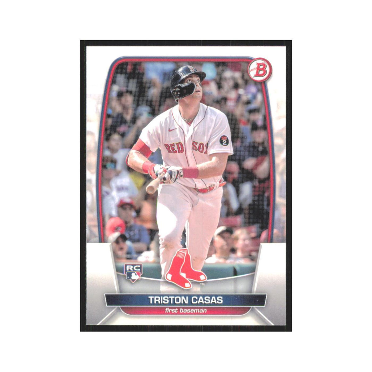 Triston Casas Rookie 2023 Bowman #2 Boston Red Sox Baseball Card NM