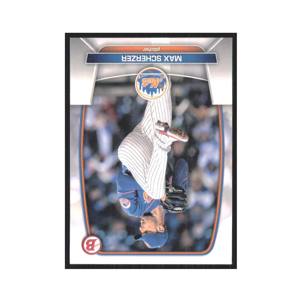 Max Scherzer 2023 Bowman #53 New York Mets Baseball Card NM