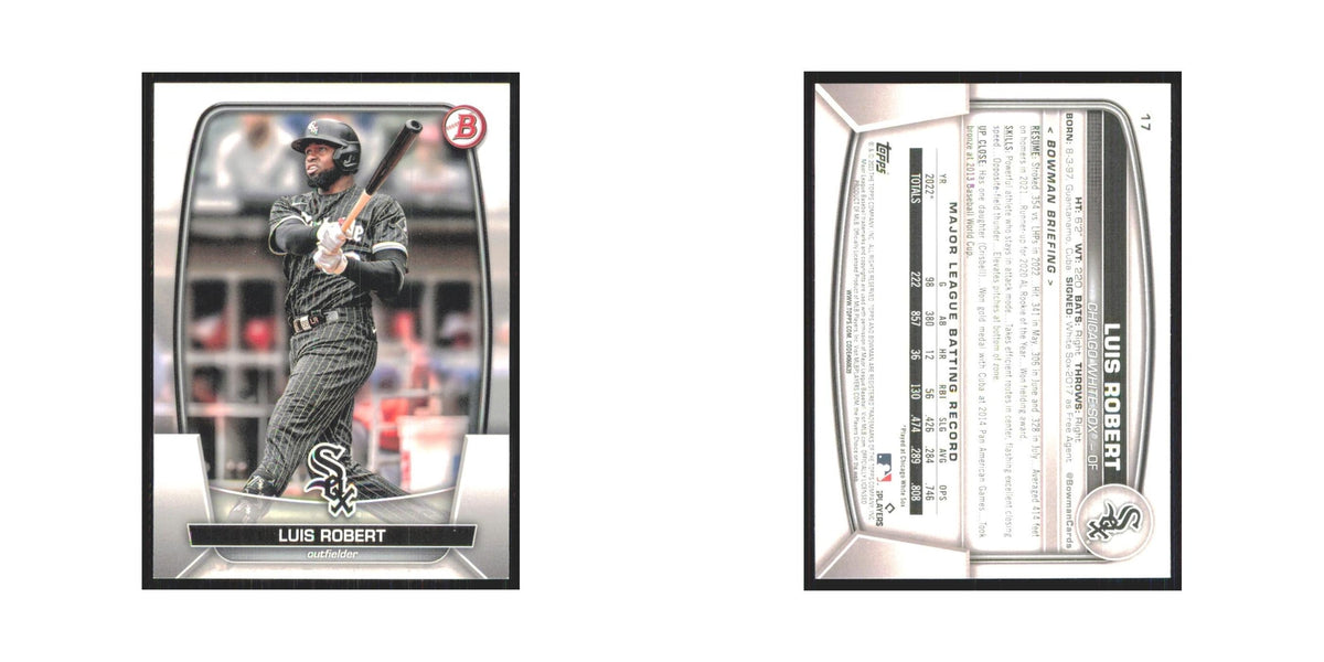 Luis Robert 2023 Bowman #17 Chicago White Sox Baseball Card NM