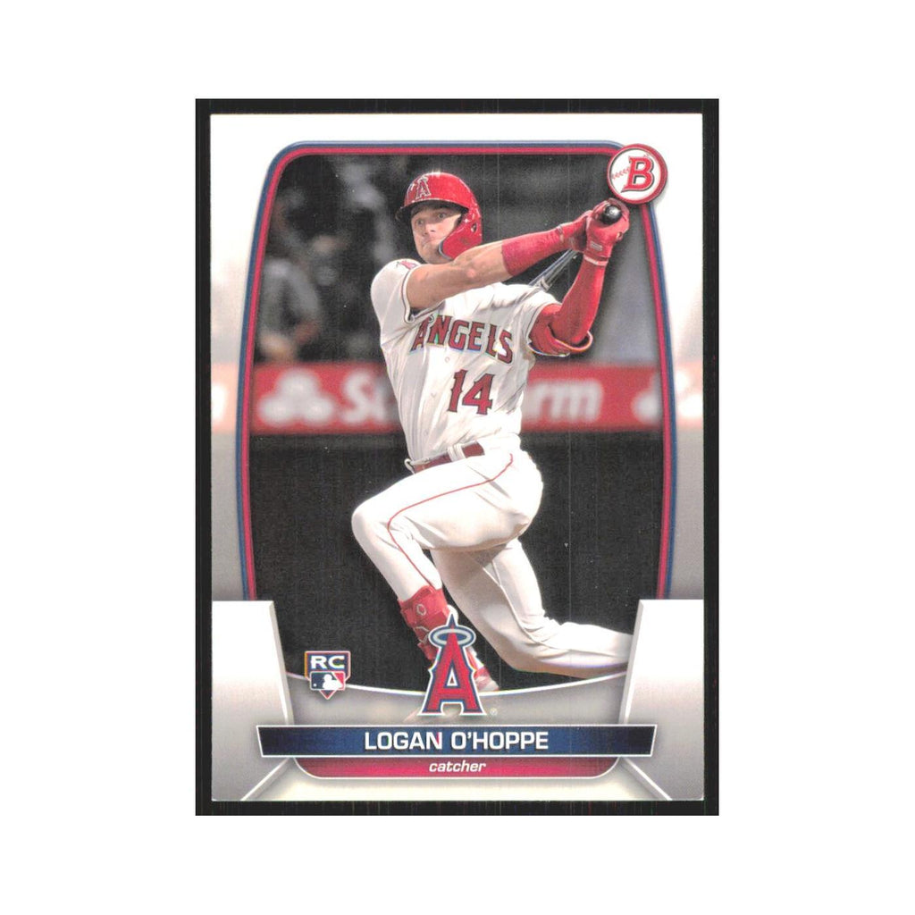 Logan O'Hoppe Rookie 2023 Bowman #39 Los Angeles Angels Baseball Card NM