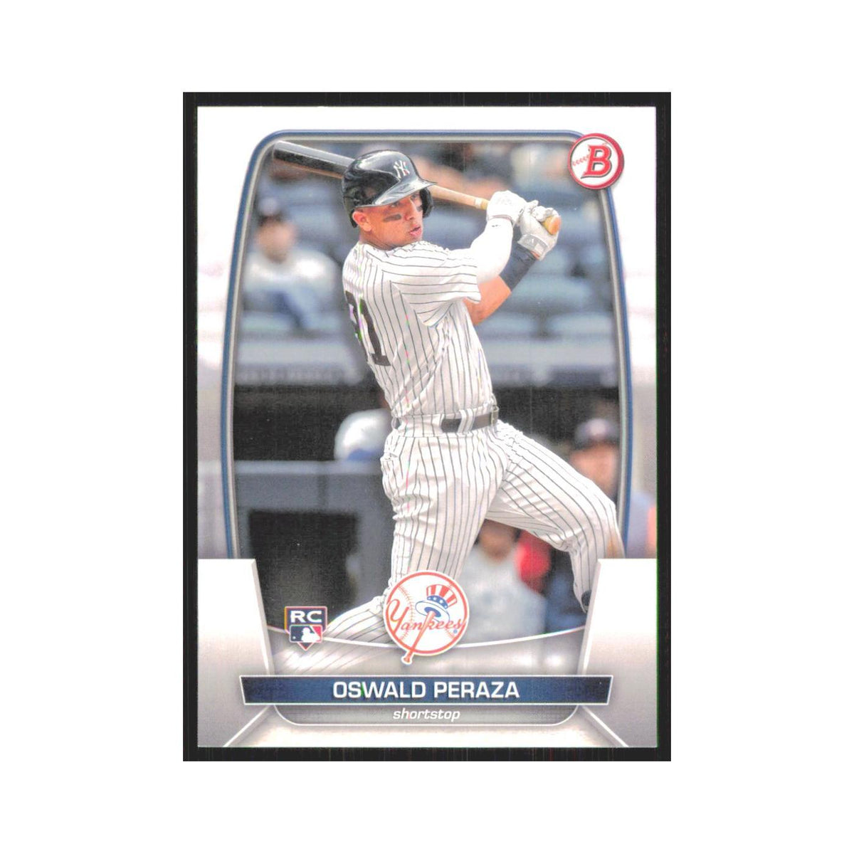 Oswald Peraza Rookie 2023 Bowman #70 New York Yankees Baseball Card NM
