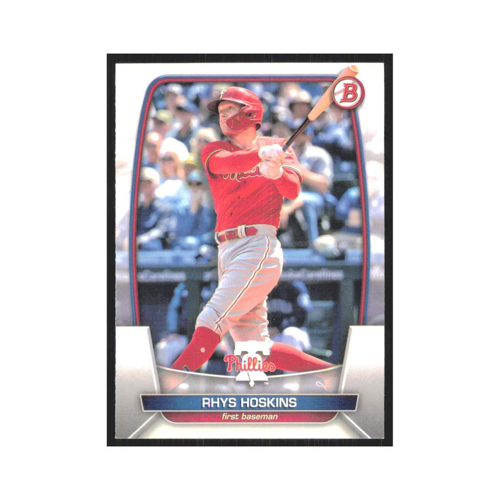 Rhys Hoskins 2023 Bowman #66 Philadelphia Phillies Baseball Card NM