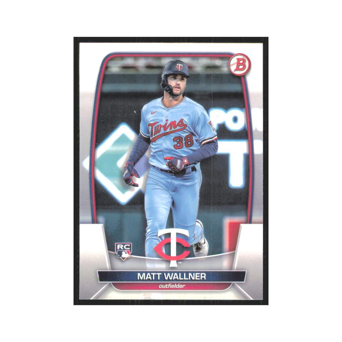 Matt Wallner Rookie 2023 Bowman #14 Minnesota Twins Baseball Card NM