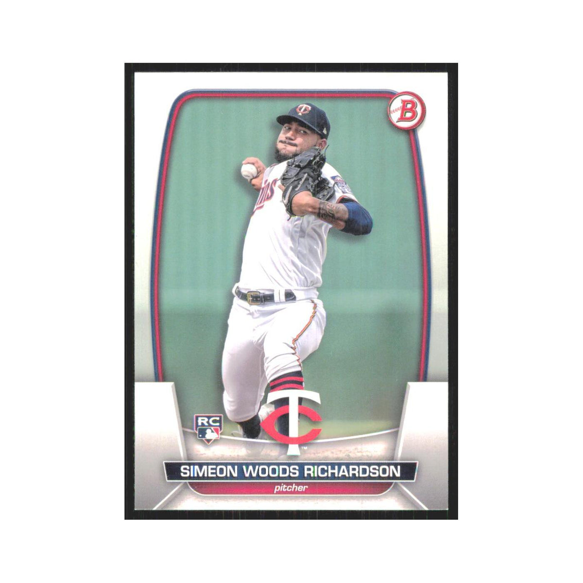 Simeon Woods Richardson Rookie 2023 Bowman #95 Minnesota Twins Baseball Card NM