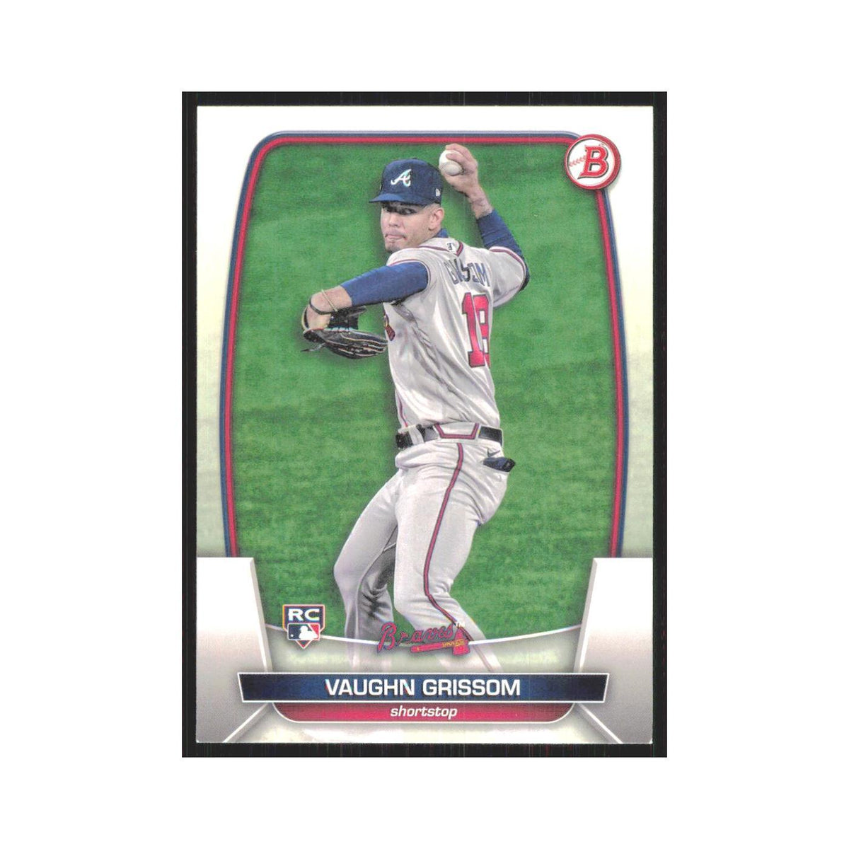 Vaughn Grissom Rookie 2023 Bowman #42 Atlanta Braves Baseball Card NM