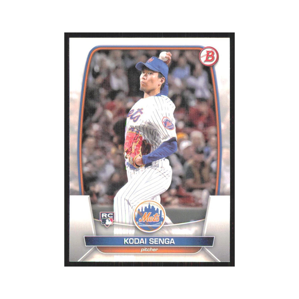 Kodai Senga Rookie 2023 Bowman #75 New York Mets Baseball Card NM