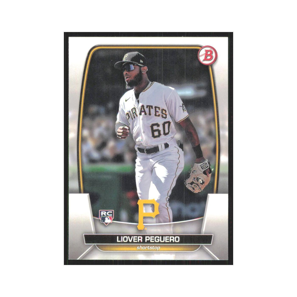 Liover Peguero Rookie 2023 Bowman #85 Pittsburgh Pirates Baseball Card NM