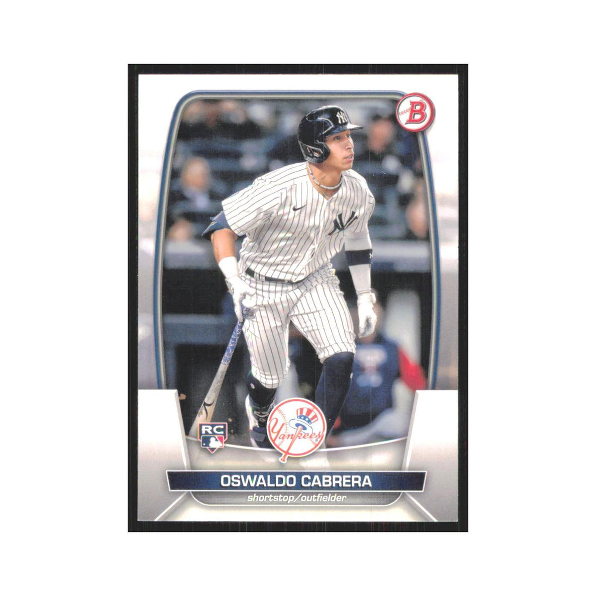 Oswaldo Cabrera Rookie 2023 Bowman #32 New York Yankees Baseball Card NM