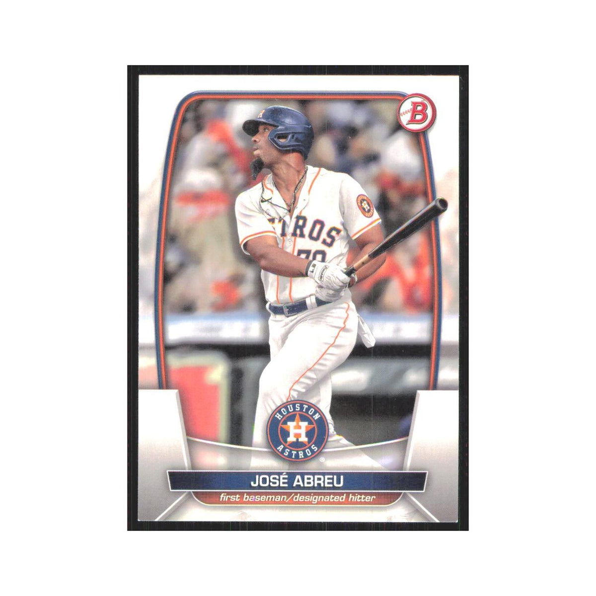 Jose Abreu 2023 Bowman #67 Houston Astros Baseball Card NM