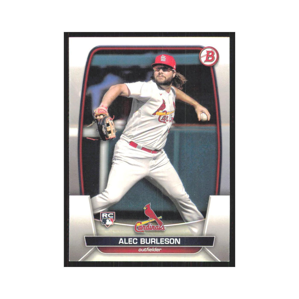 Alec Burleson Rookie 2023 Bowman #47 St. Louis Cardinals Baseball Card NM