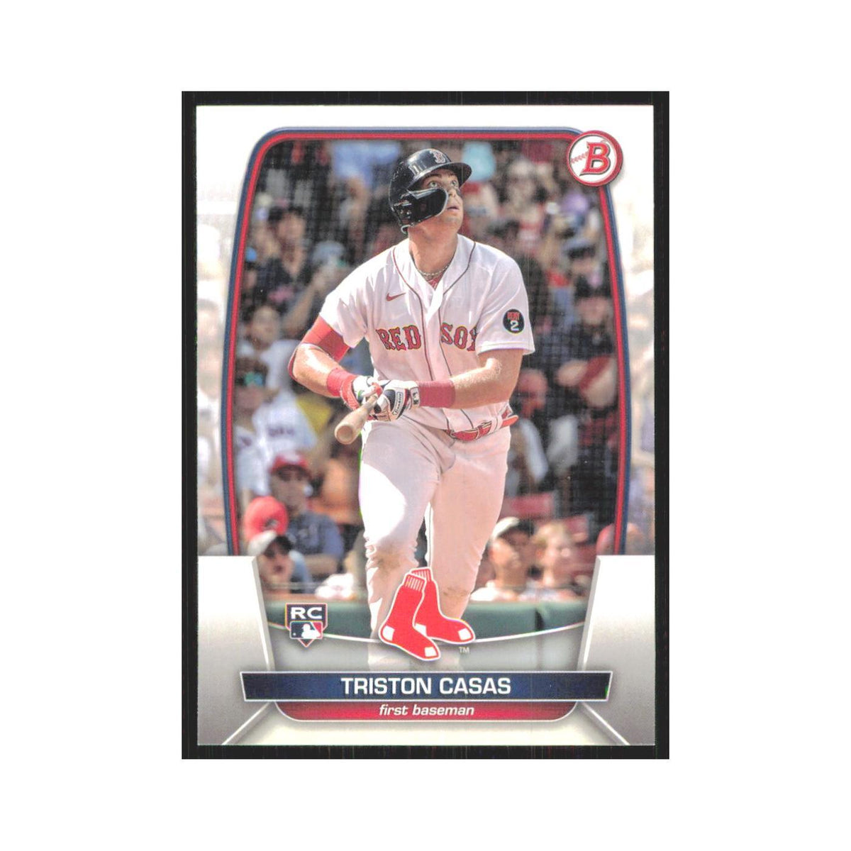 Triston Casas Rookie 2023 Bowman #2 Boston Red Sox Baseball Card NM