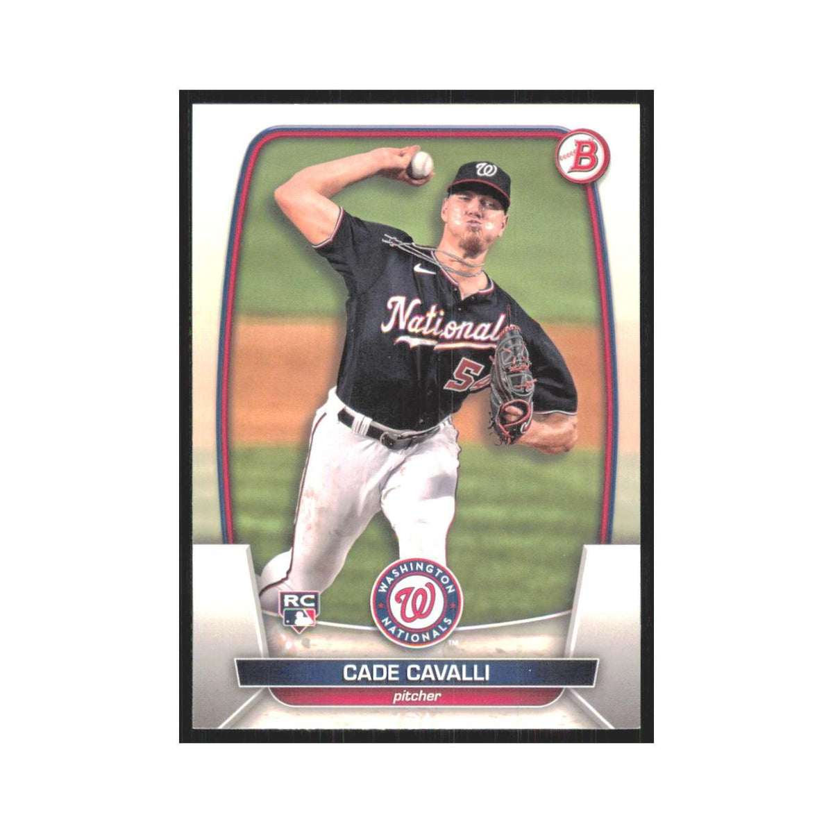 Cade Cavalli Rookie 2023 Bowman #94 Washington Nationals Baseball Card NM