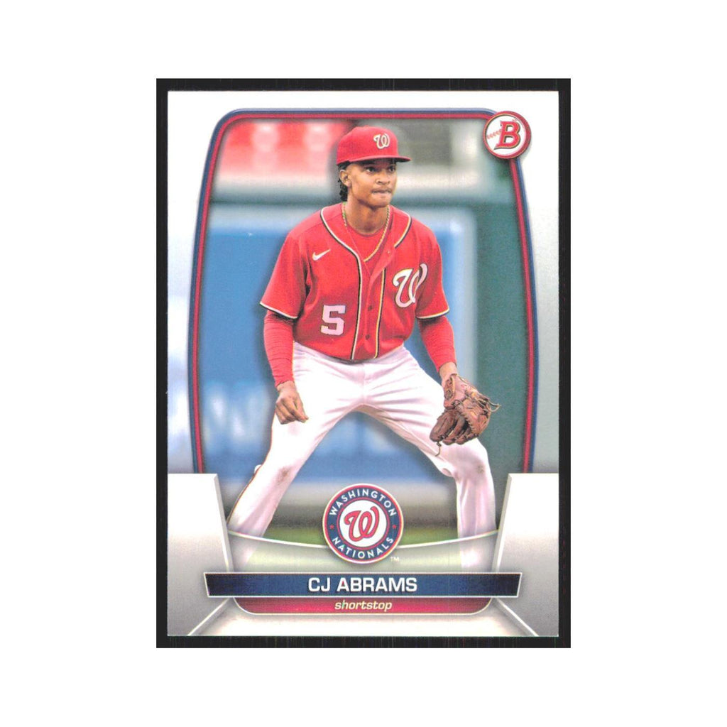 CJ Abrams 2023 Bowman #98 Washington Nationals Baseball Card NM