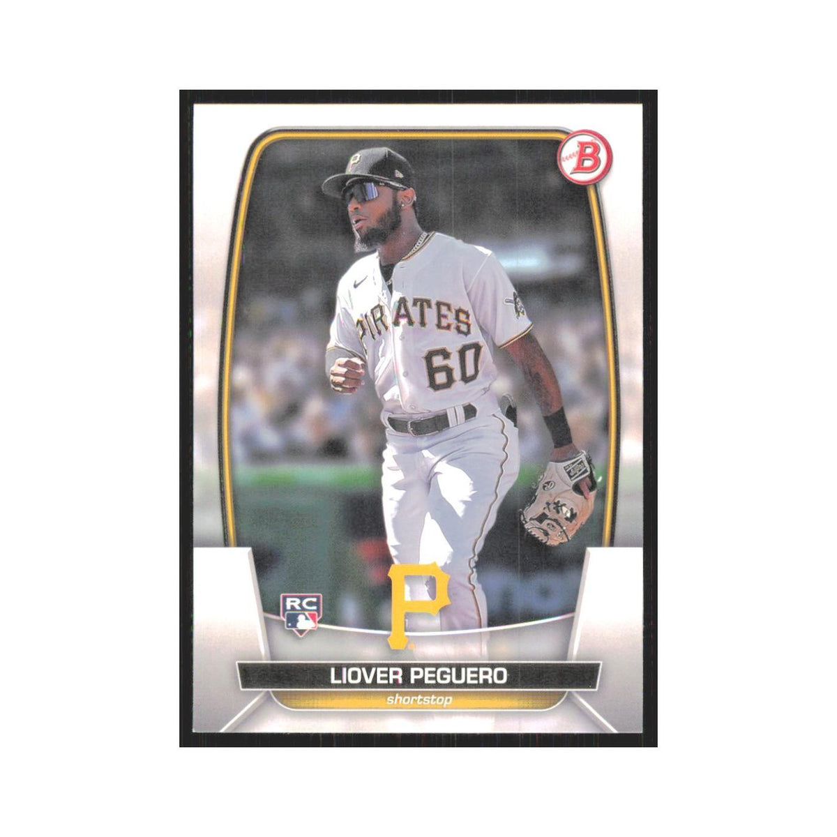 Liover Peguero Rookie 2023 Bowman #85 Pittsburgh Pirates Baseball Card NM