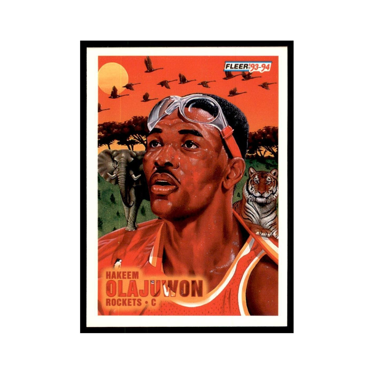 1993 Fleer Hakeem Olajuwon Basketball Cards #235