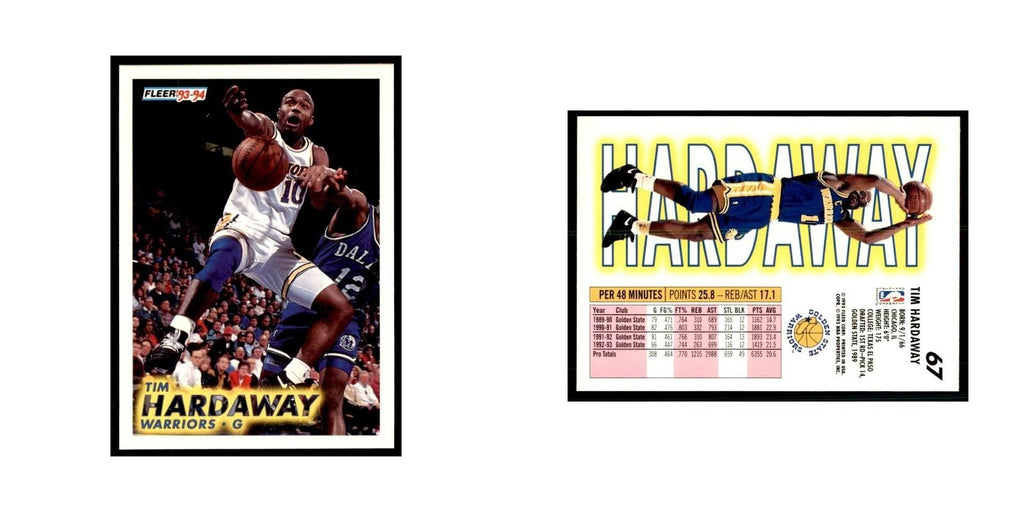 1993 Fleer Tim Hardaway Basketball Cards #67