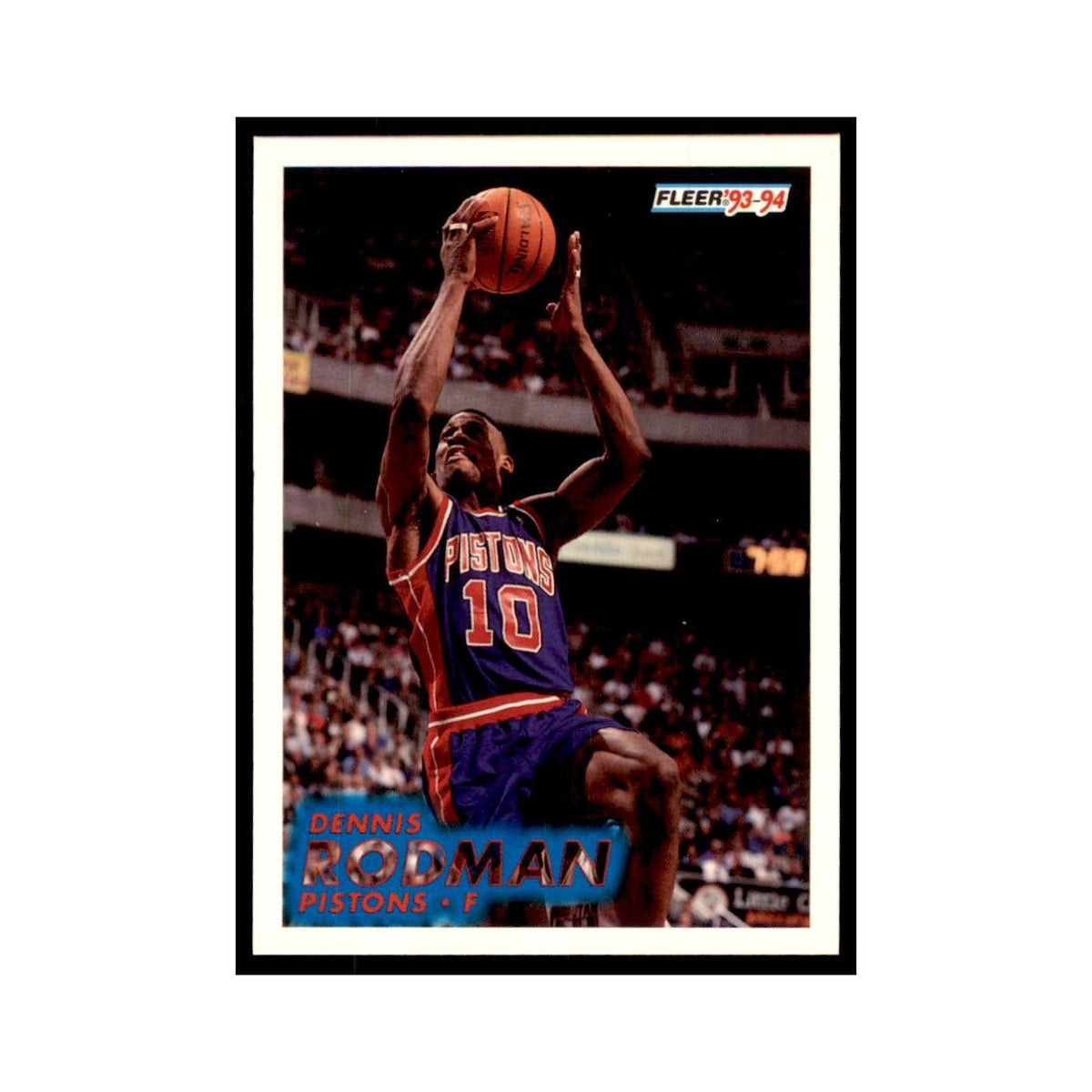 1993 Fleer Dennis Rodman Basketball Cards #64