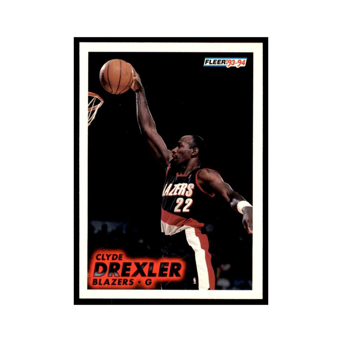 1993 Fleer Clyde Drexler Basketball Cards #173
