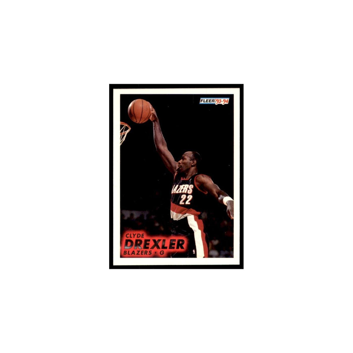 1993 Fleer Clyde Drexler Basketball Cards #173