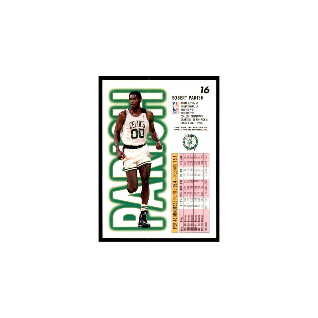 1993 Fleer Robert Parish Basketball Cards #16